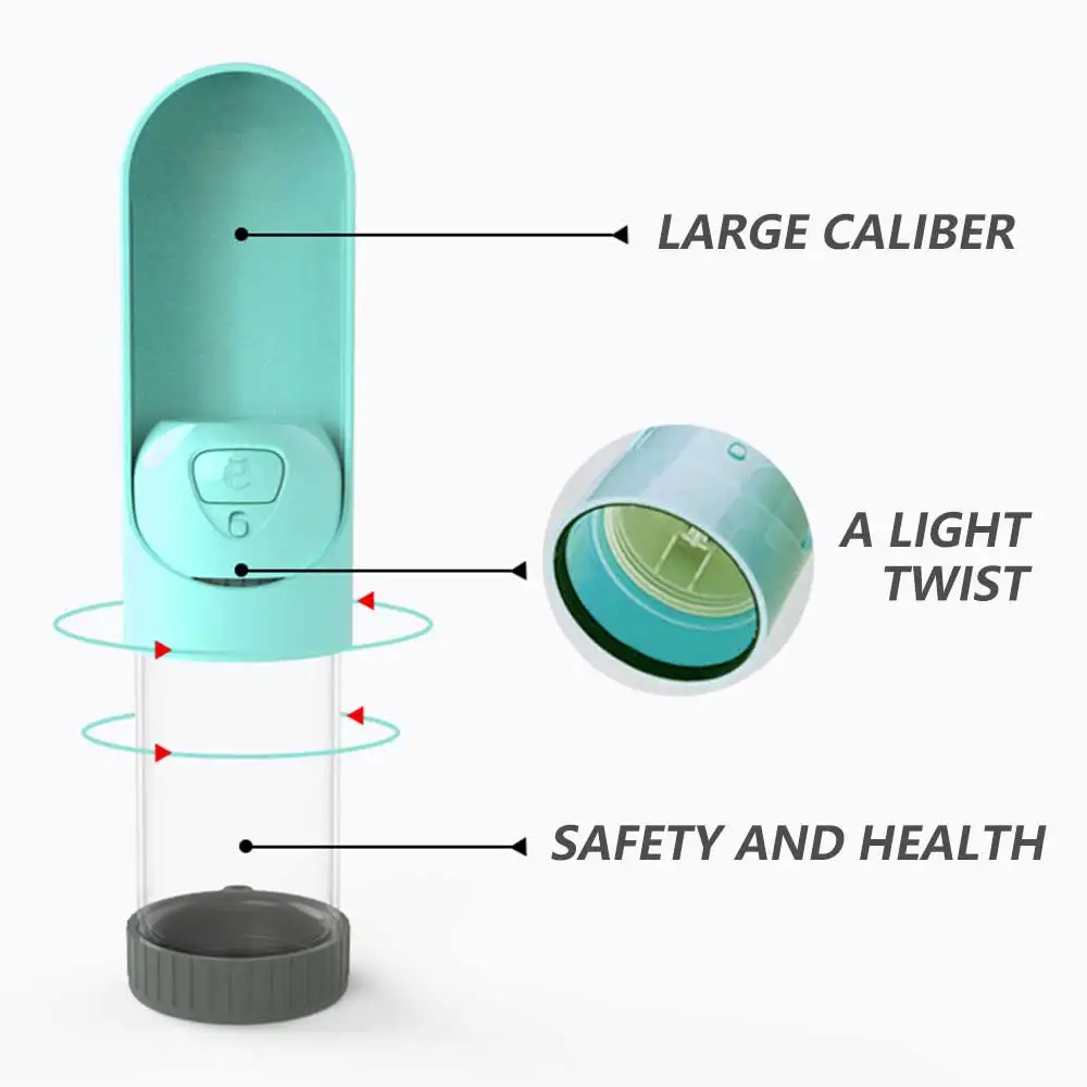 Портативная собачья бутылка для воды питьевые чаши маленьких больших собак