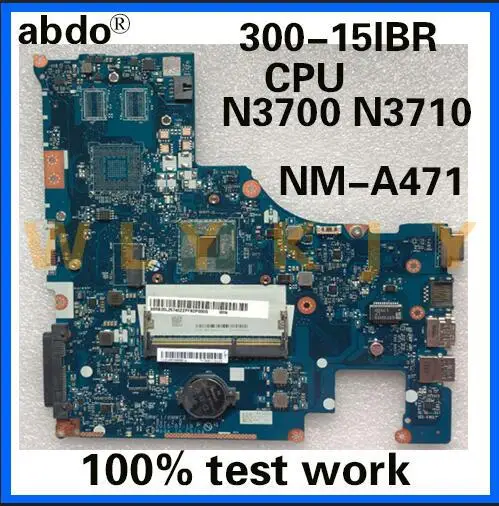 Abdo BMWC1/BMWC2 NM A471 материнская плата для Lenovo 300 15IBR ноутбук CPU N3700/N3710 (четырехъядерный)