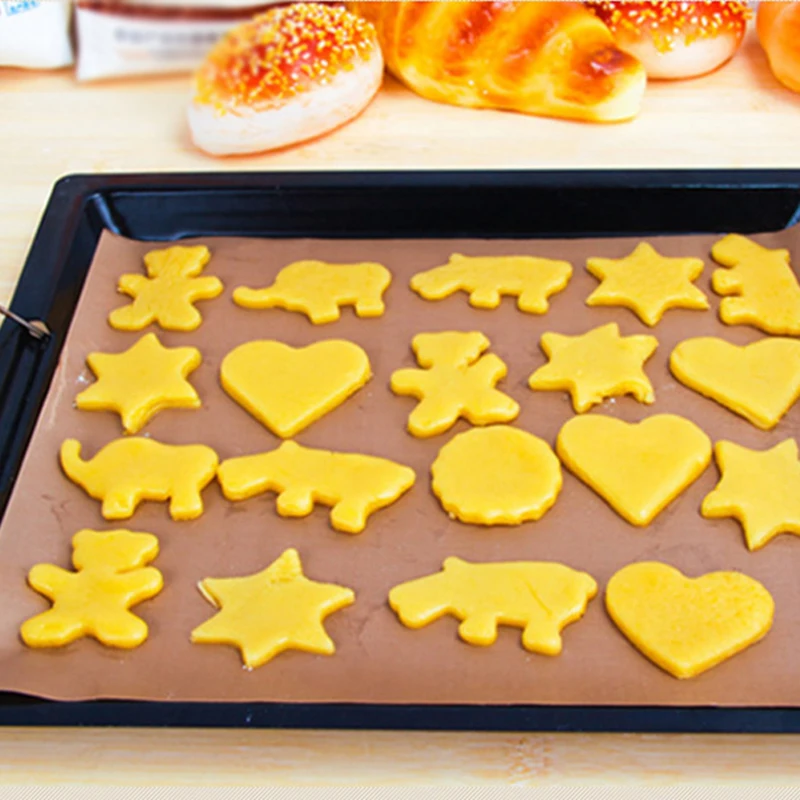 

Oil-free Thick Oven Baking Mat Pad Non-stick Oily Cloth Oil-proof Linen High Temperature Oil Paper Baking Pastry Tools Hot