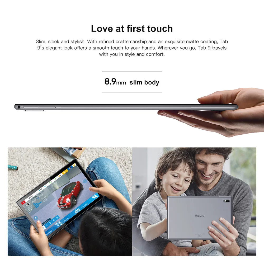 10 1 дюйма Blackview Tab 9 Tablet Octa Core 13MP Камера 4 Гб Оперативная память 64 Встроенная 4G