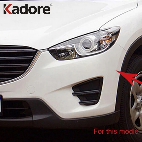 Для Mazda CX5 CX 5 2015 2016 ABS Хромированная передняя решетка отделка гоночные грили рамы