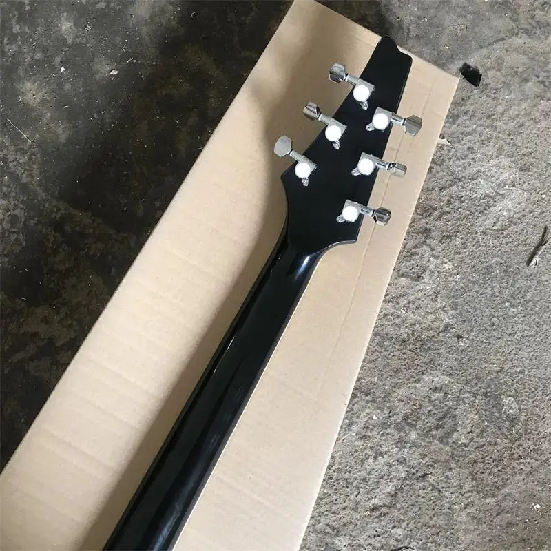 6 cuerdas P aul Стэнли acabado agrietado Iceman plata hardware guitarra electrica