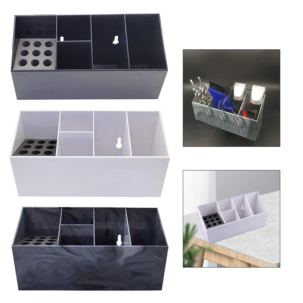 

Hairdressing Tool Box Storage Case Clipper Hair Scissor Rack Anti-