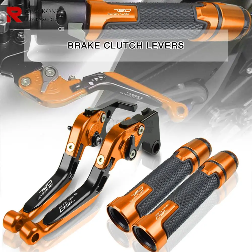 

Motorcycle Accessory For 790 ADVENTURE 790ADVENTURE R 2017-2020 2019 2018 Adjustable Extendable Brake Clutch Lever and Handlebar