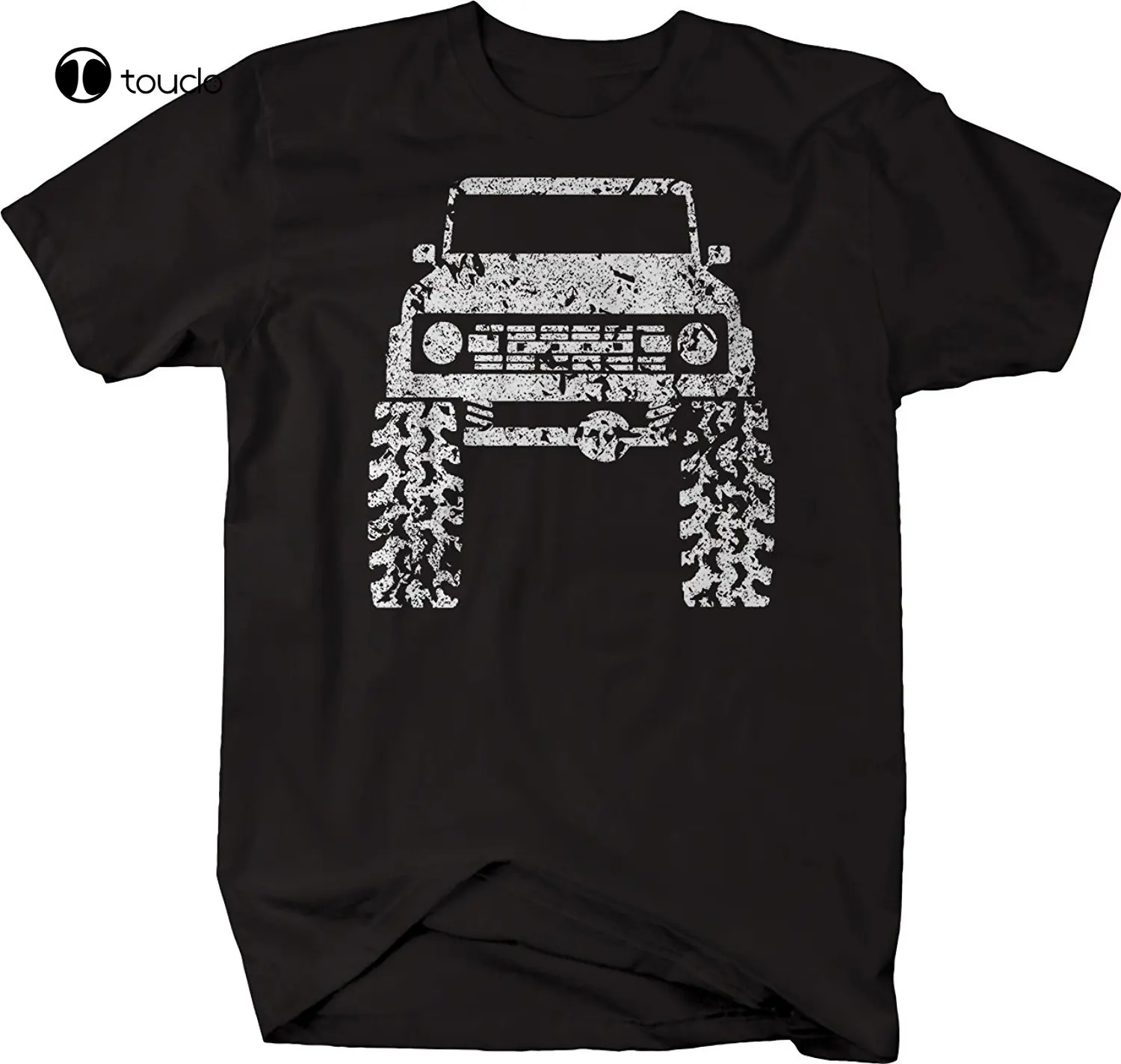 

Summer Cool Men Tee Shirt 1960'S 70'S Car Bronco Lifted Mud Tires Truck Tshirt Funny T-Shirt Custom Aldult Teen Unisex Unisex