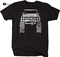 summer cool men tee shirt 1960s 70s car bronco lifted mud tires truck tshirt funny t shirt custom aldult teen unisex unisex