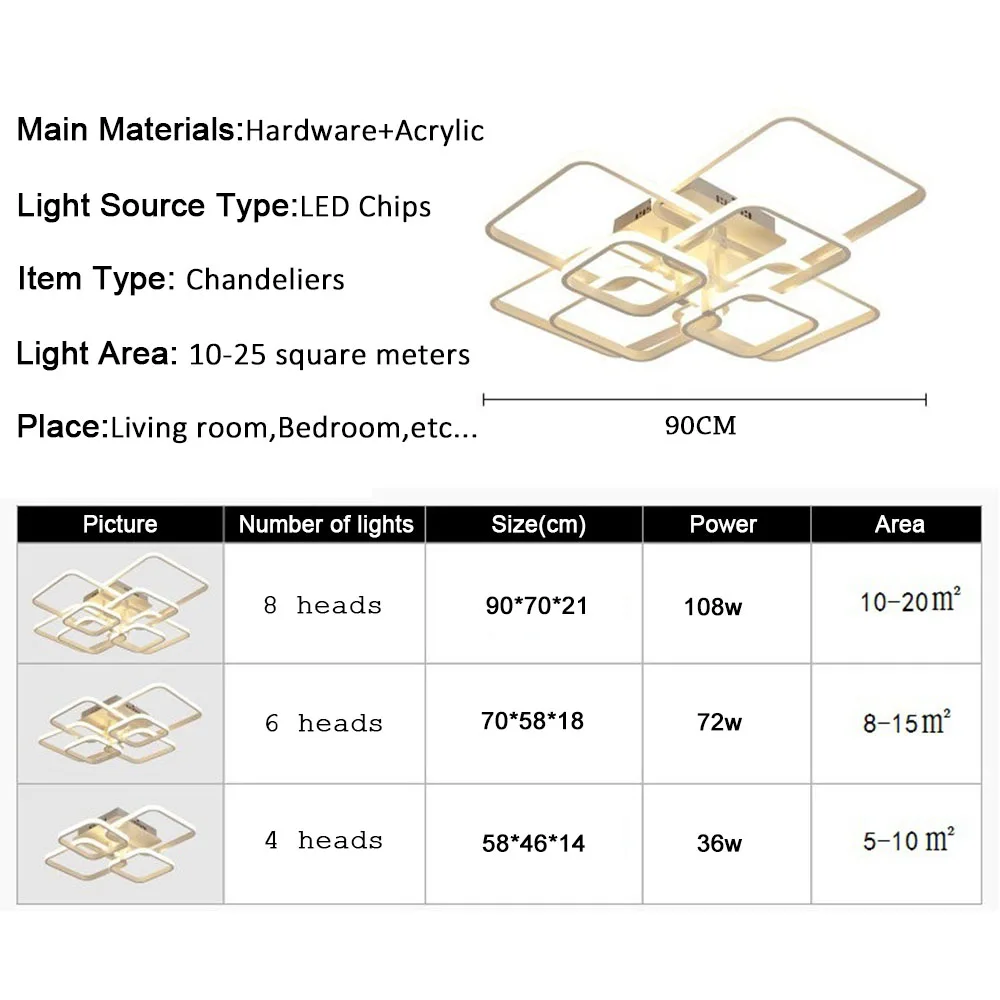 Современная люстра светодиодный ная Подвесная лампа акрилосветильник