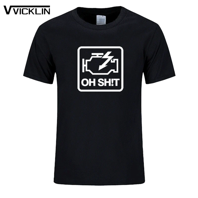 

Summer OH SHIT Letters Print Men T shirt Cotton Casual Top Tee Short Sleeves O-Neck Fashion tshirt Size XS-XXL