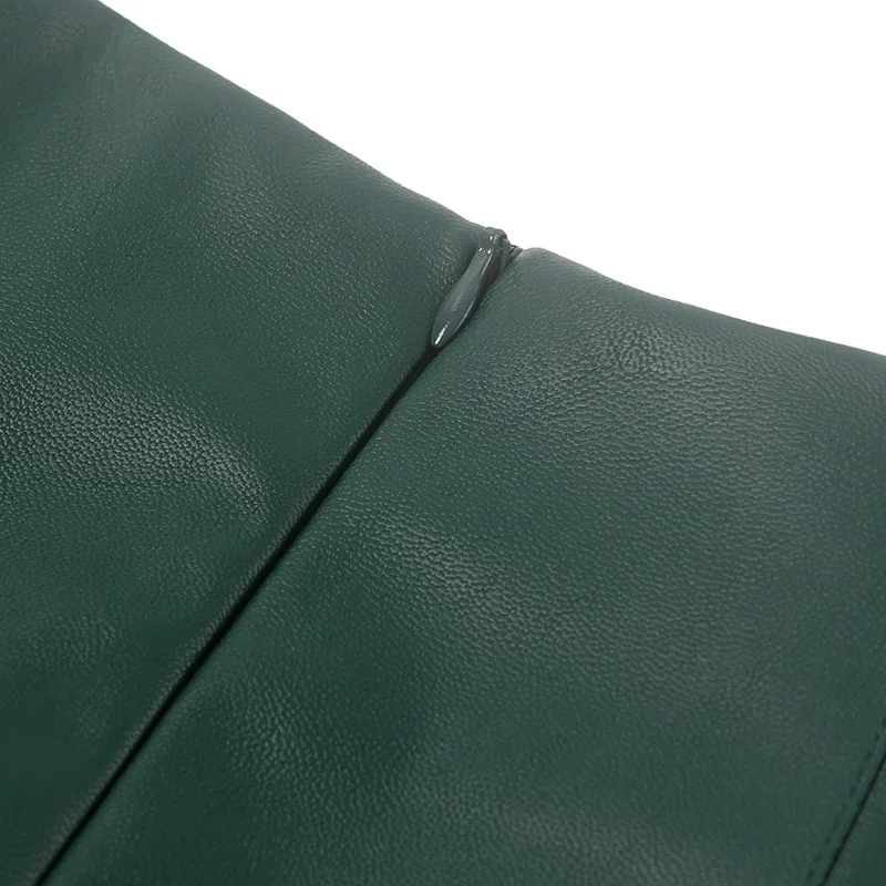 Женская юбка-карандаш из искусственной кожи с высокой талией | одежда