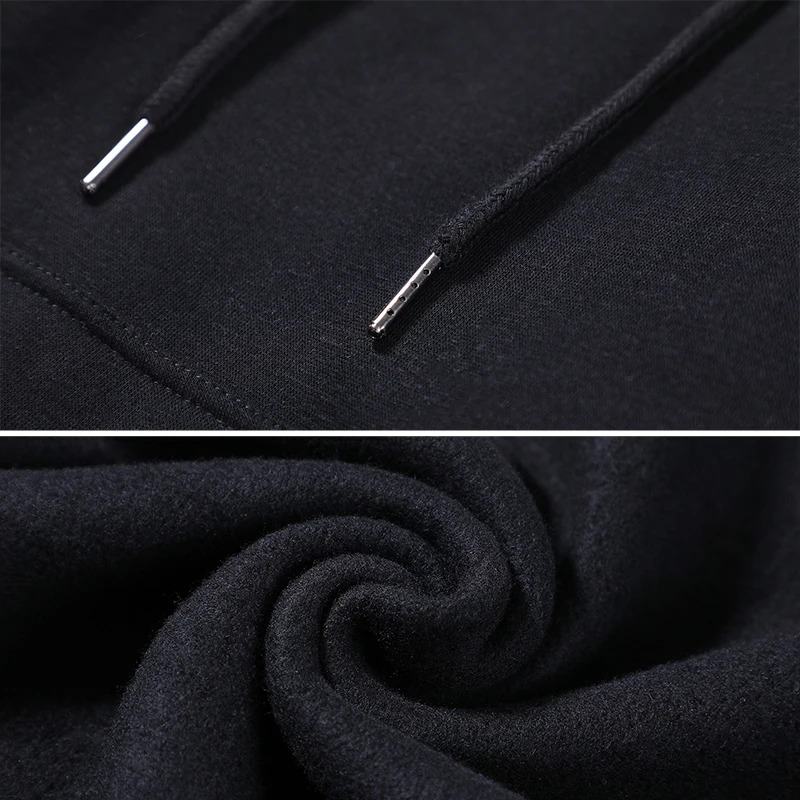 

Chinese Style Men's Comfy Pure Hoodies 2020 Autumn Winter Fleece Oversized Hooded Sweatshirt Men Hip Hop Hoodie For Men Classic