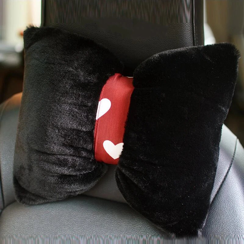 Автомобильный чехол на руль плюшевый заднее сиденье подушка коврик протектор