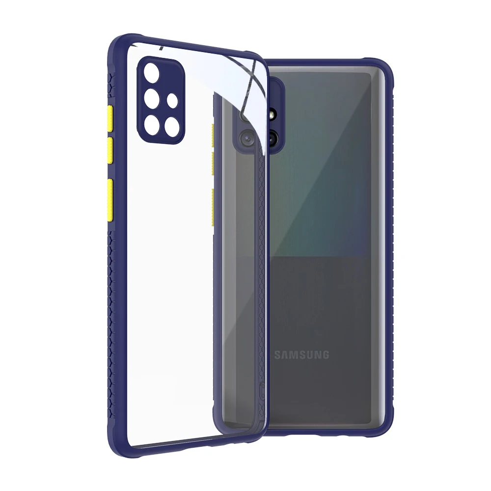 Силиконовый чехол для телефона ПК мягкий прозрачный Samsung Galaxy A51 A71 A70 A50 A21 A31 A50S A30S