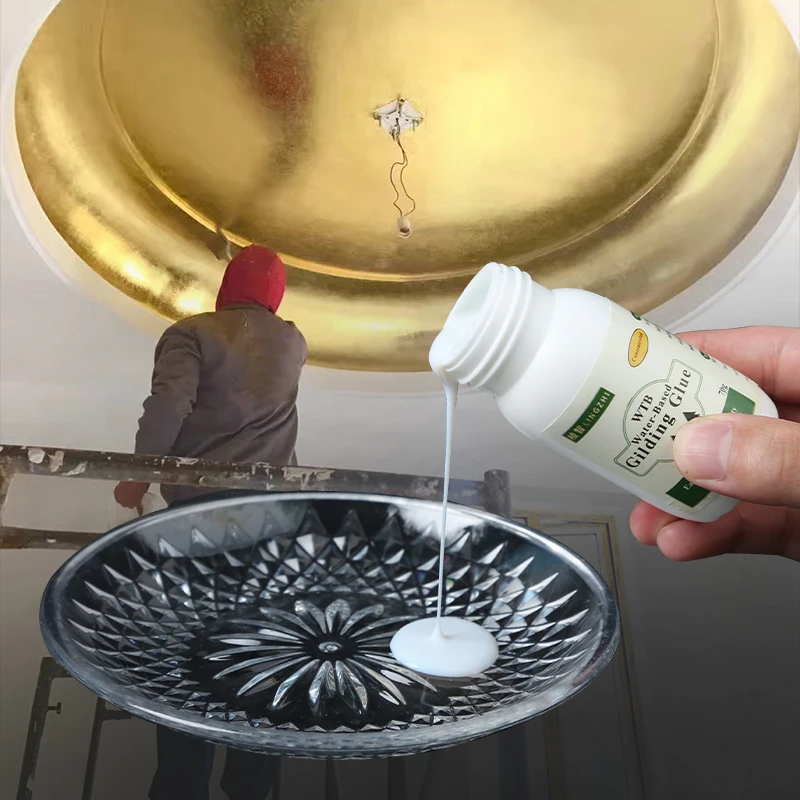 70 мл (140 мл) Золотой клей для золотой фольги на водной основе листы крафтовой