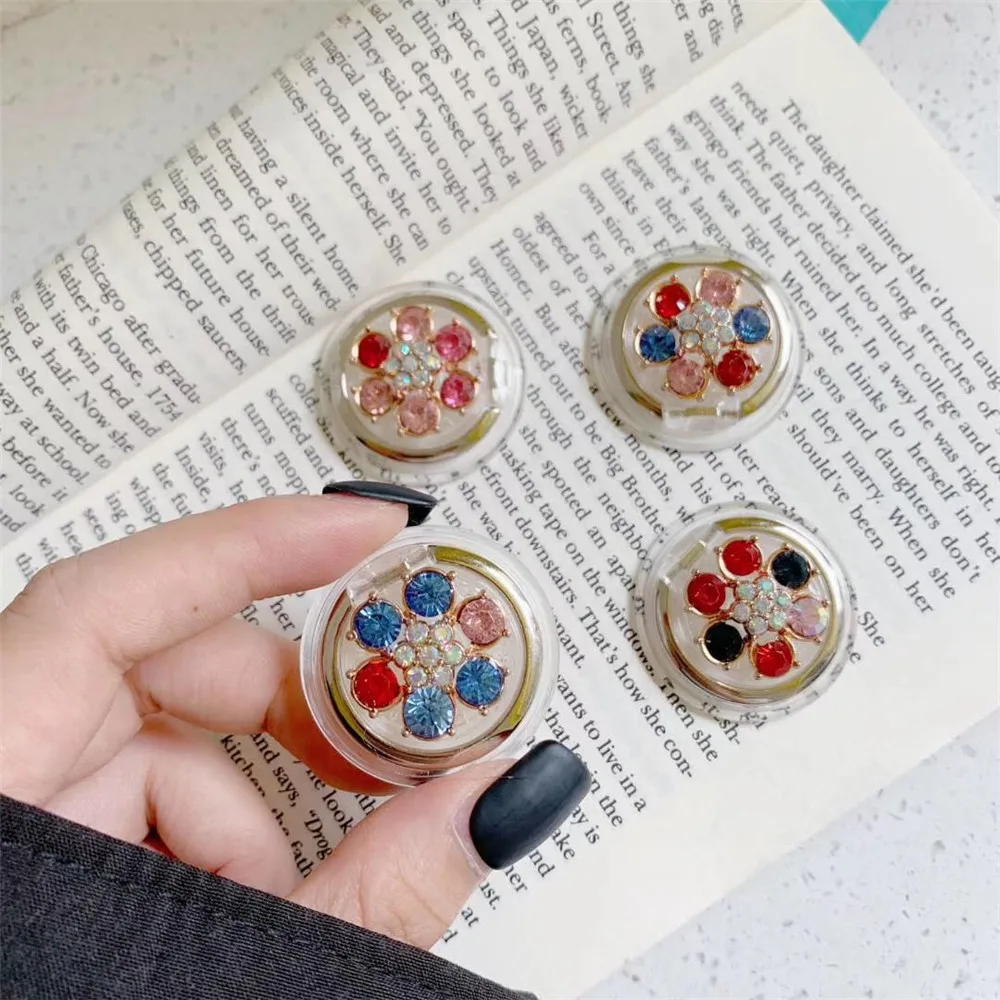 Бриллиантовое кольцо с цветами держатель подставка для мобильного телефона