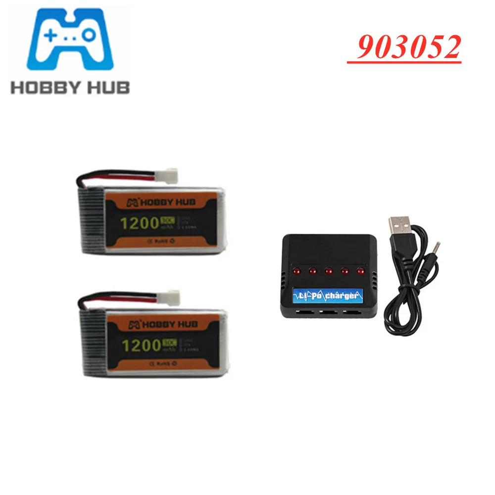 3 7 V 1200mAh 30C Lipo батарея + зарядное устройство для Syma X5 X5C X5SW X5SC X5S X5SC-1 903052 RC Quadcopter SYMA |