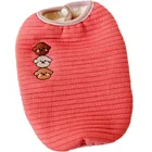 Новинка 2022, мягкая одежда для домашних животных, пальто для собак, зимний красный жилет без рукавов, куртка без воротника, брикет, одежда для маленьких собак, куртка L