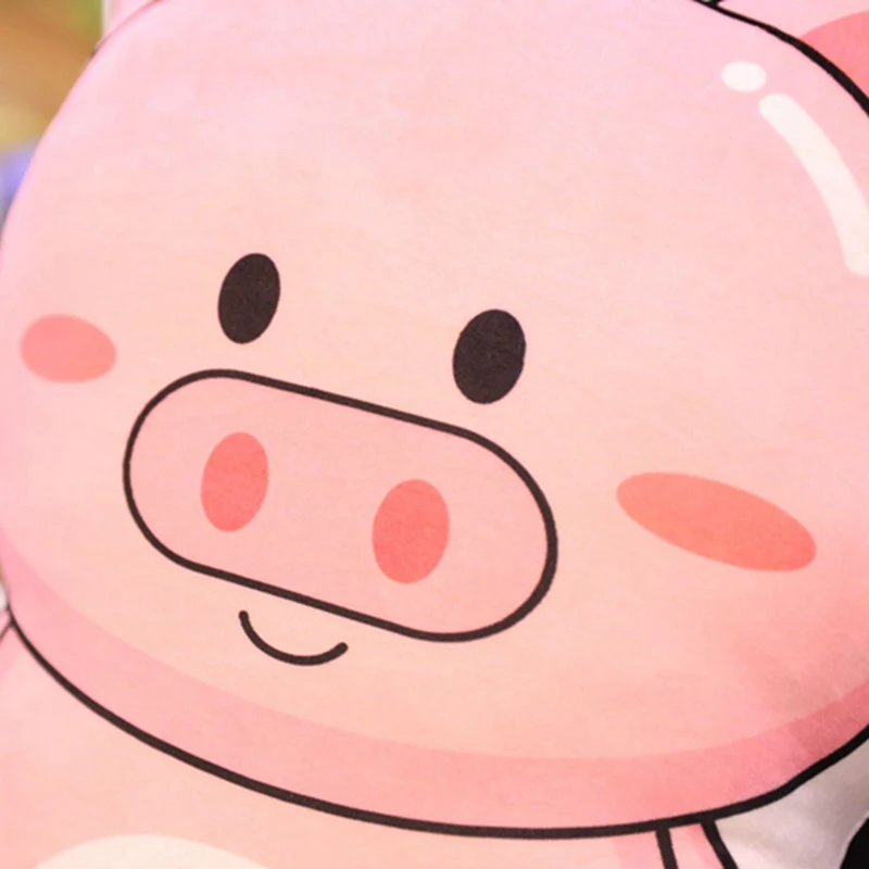 Подушка плюшевая моющаяся с принтом животного 50 см | Игрушки и хобби