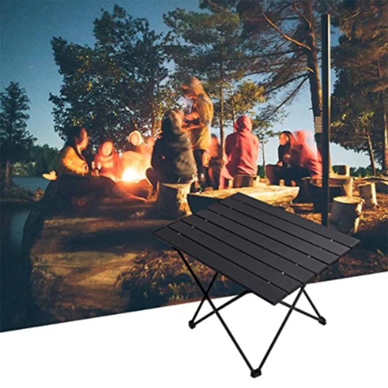 

Aluminum Folding Camp Table,Portable for Hiking, BBQ, Fishing &Travel