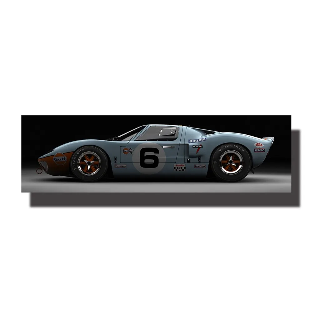 Печатные изображения HD Винтаж/ретро Hot Rod спортивный автомобиль плакат классический автомобиль Ностальгический холст картины стены Искусство для спальни домашний декор