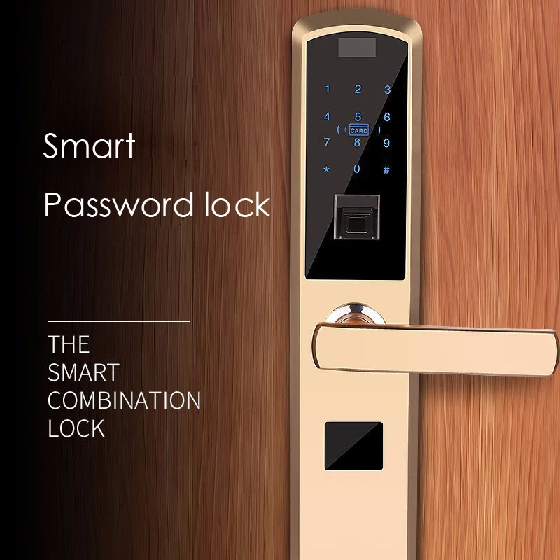 Умный дверной замок Wi-Fi приложение цифровой Bluetooth Smart Password Lock Pin-код электронный с