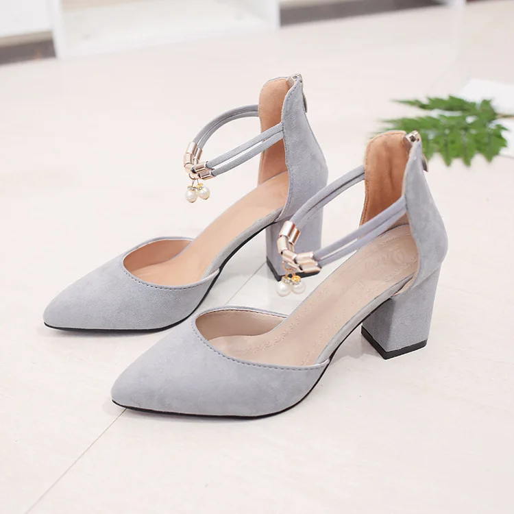 Туфли-лодочки женские на высоком каблуке заостренный носок Классическая