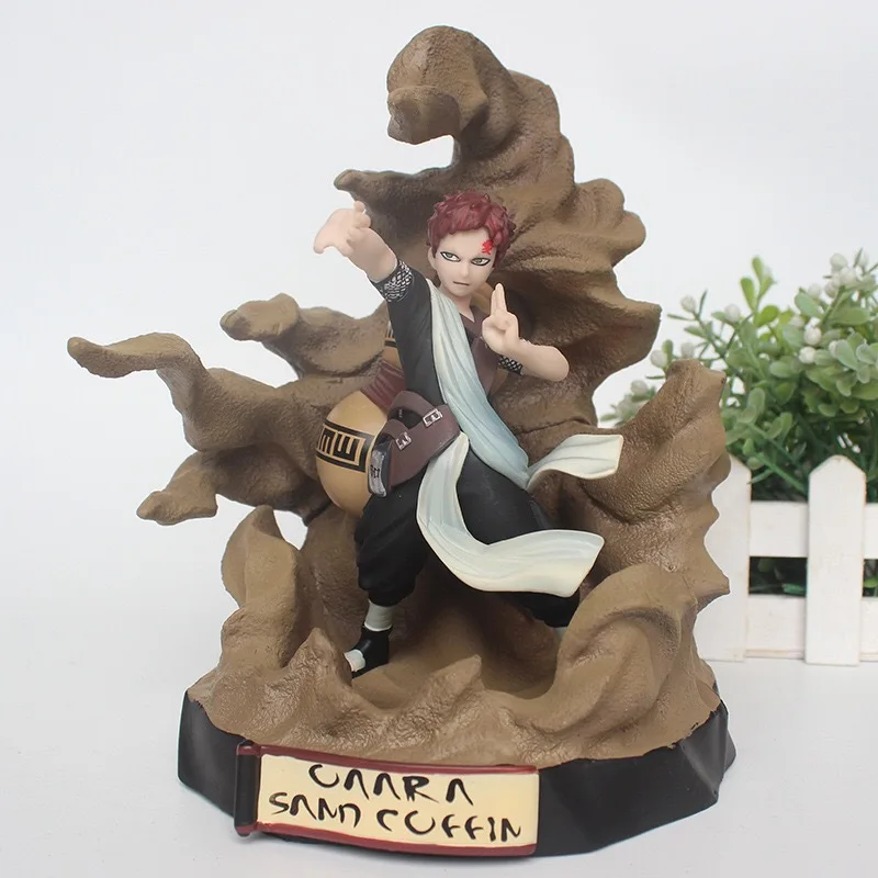 Экшн фигурка Gaara Sand KET повязка на голову Sabaku No CS GK японское аниме из ПВХ