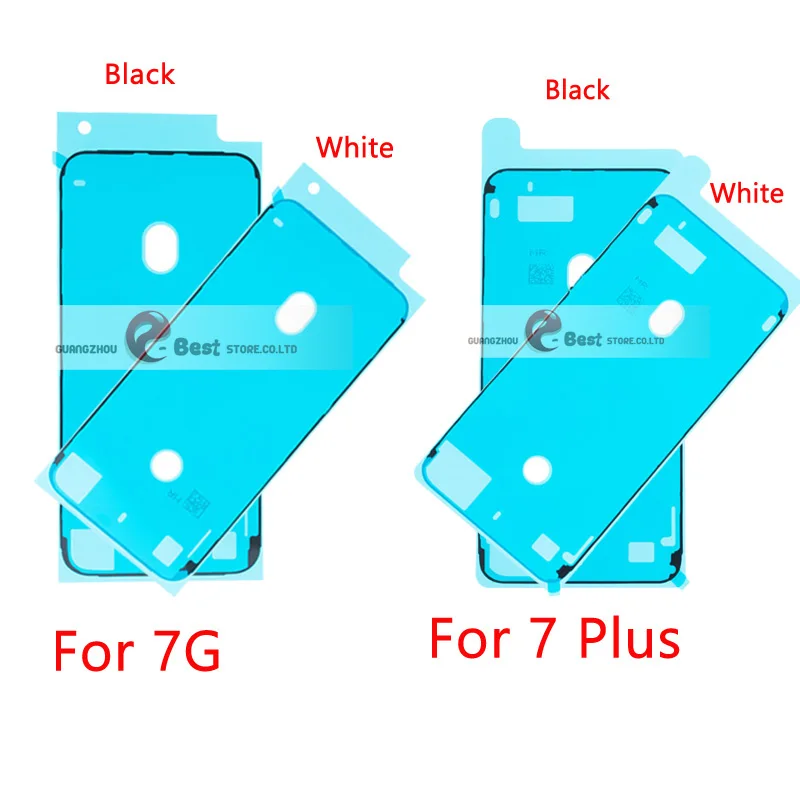 2 шт./лот, водонепроницаемая наклейка для iPhone 7, 6S Plus, 7 Plus, 8X8 P, 3 м, клейкая предварительно вырезанная рамка для ЖК-экрана, лента, запасные части
