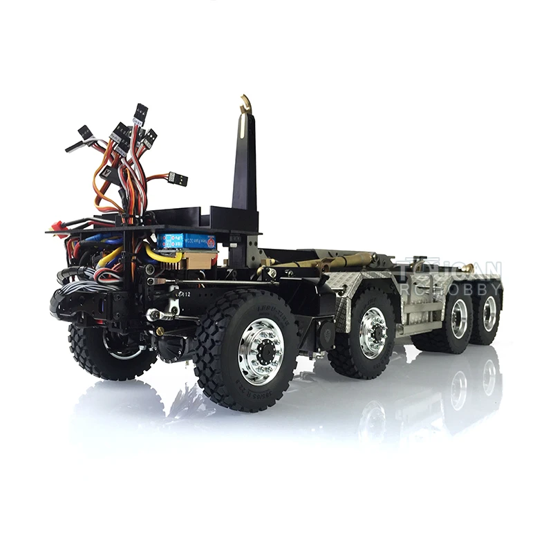 LESU 1/14 гидравлический цилиндр DIY MAN TGS 8*8 RC самосвал Модель грузовика металлический