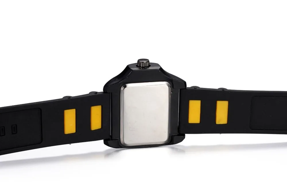

Sports Watch Men Square Dial Silicone Outdoor Fashion Casual Quartz Watches OTM Brand Luminous Watch