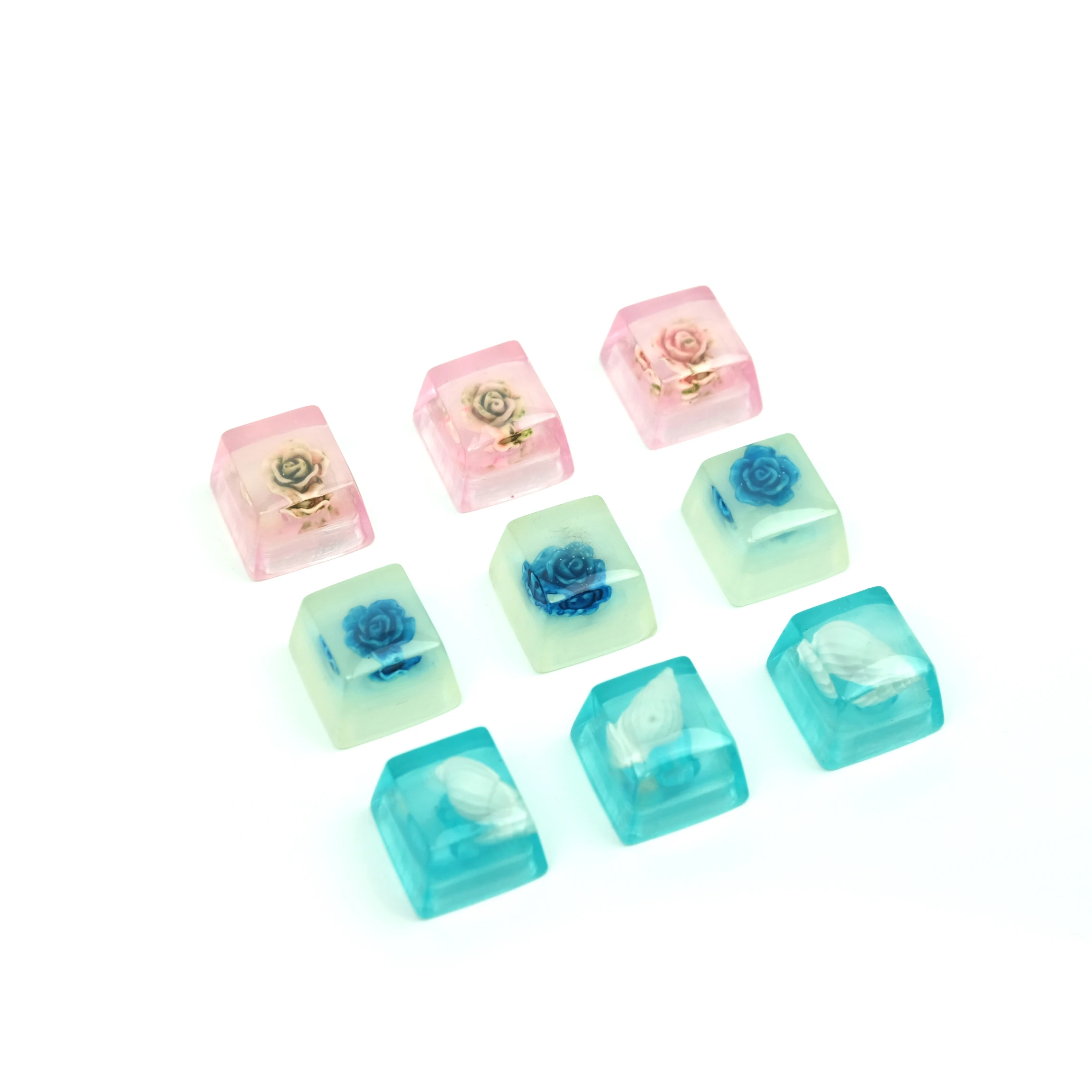 

Resin Custom Keycaps For Mechanical Keyboard Cherry Mx Keycaps Mountain Keycap 1pc For gear Rose Flower