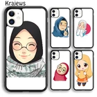 Красивый мусульманский хиджаб для девушек чехол для телефона для iPhone 5s 6s 7 8 plus X XS XR 11 12 13 pro max Samsung Galaxy S8 S9 S10 Plus