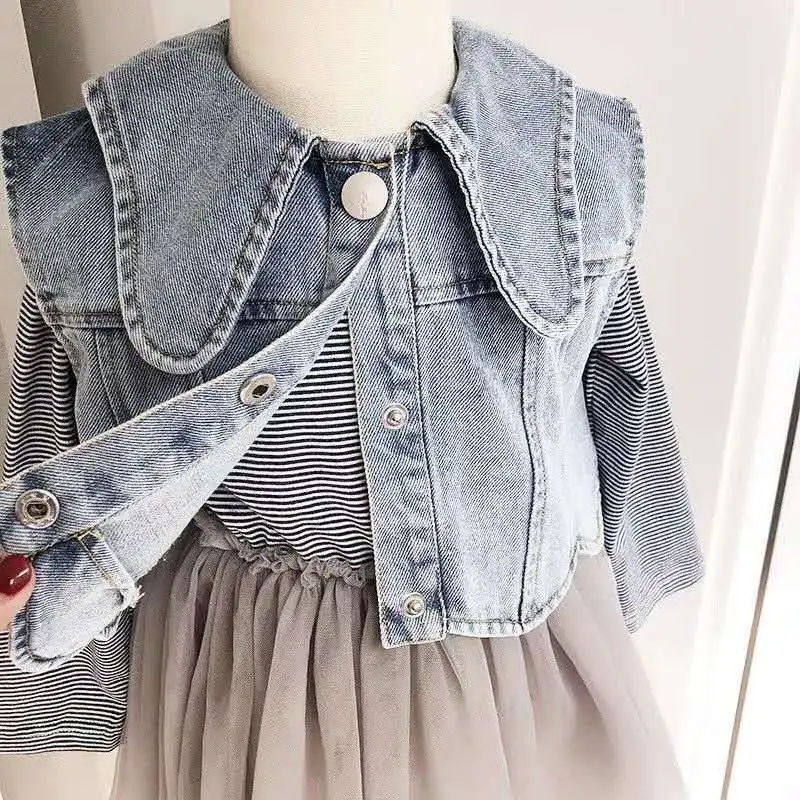 

new girls' suits Korean spring and autumn two-piece Children's 2021 P4380