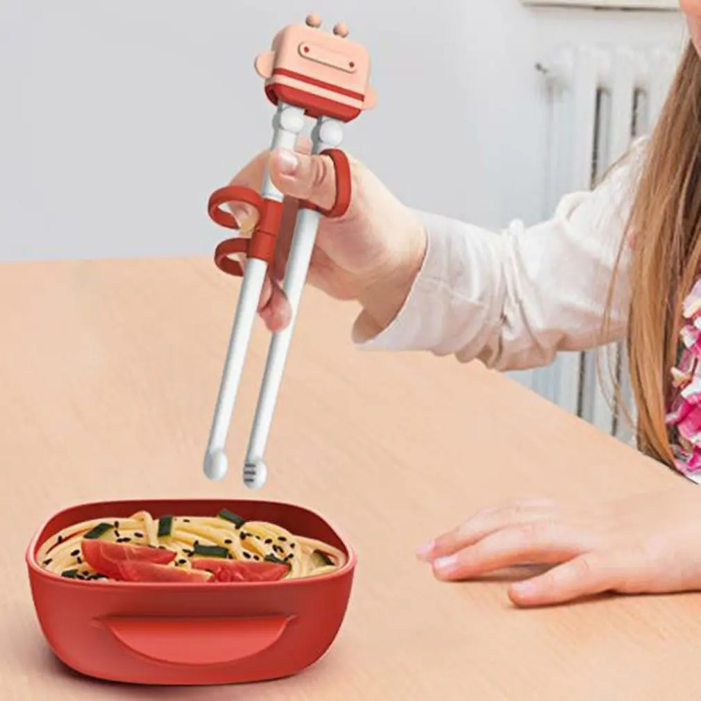

Kids Chopsticks Cartoon Training Children Spoon Set Stainless Steel Kids Eating Utensils Toddler Child Flatware Accessories