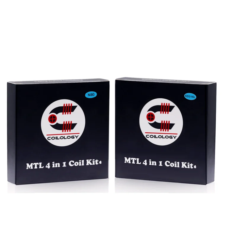 

Coilology Premade MTL Fused Clapton Staple Coil for RTA Tank RDA Atomizer NI80 SS316L Heat Wire