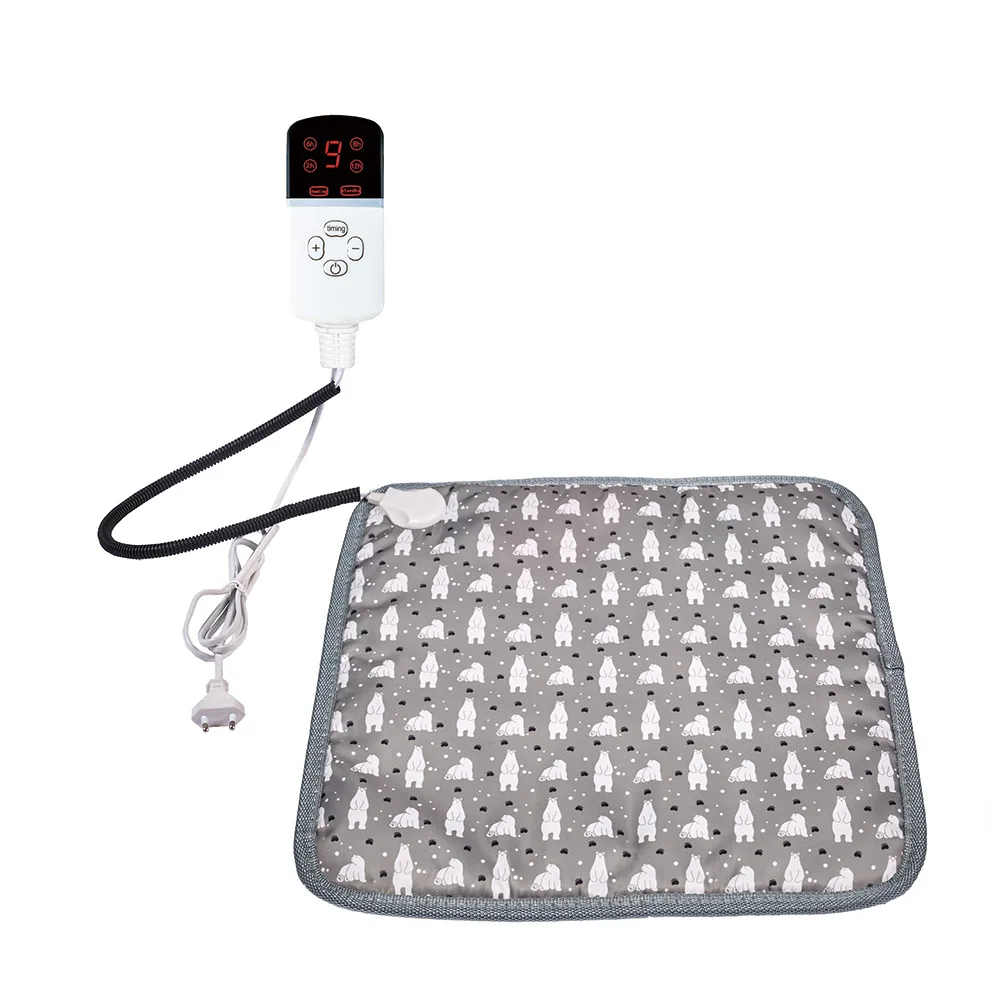 

230V Pet Electric Heating Pad Blanket Dog Cat Winter Warmer Mat Bed Kitten Puppy Pad Home Office Chair Heated Mat Random Pattern