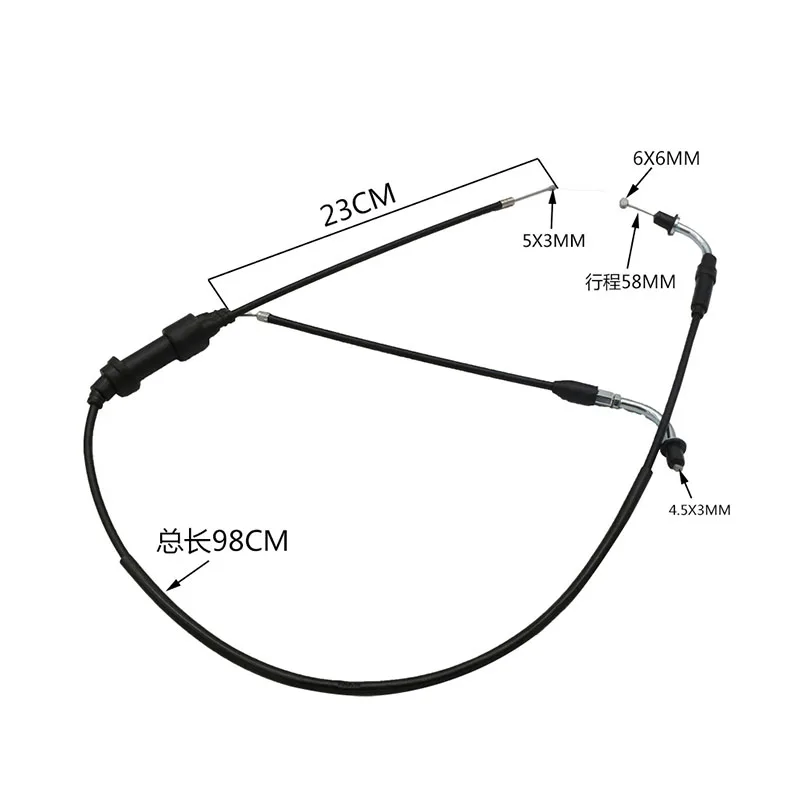 Кабель дроссельной заслонки для мотоцикла тяговый кабель в сборе Yamaha Y-Zinger PW80 PeeWee