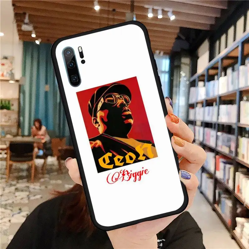 

Biggie Rapper poet Phone Cases For Huawei honor Mate P 9 10 20 30 40 Pro 10i 7 8 a x Lite nova 5t Soft silicone funda