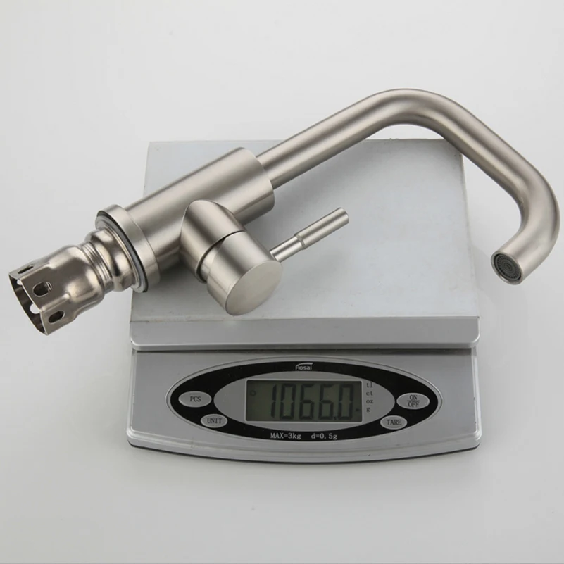 

Bathroom Lavatory Basin Sink Faucet Stainless Steel Casting Lead-free square Kitchen Coke Hot and Cold Mixer Water Mini Faucet