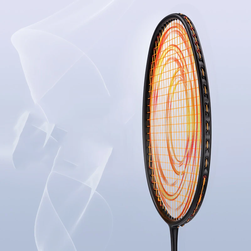 

2021 SportBlack Racket Full Carbon Ultra-light 4U Badminton Racket Carbon Fiber Multi-frame Type With 30 High Pound Single Shot