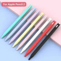 tpu silicon protective pouch cap holder cover for apple pencil 2 accessories anti scratch case stand for ipad pro pen stylus