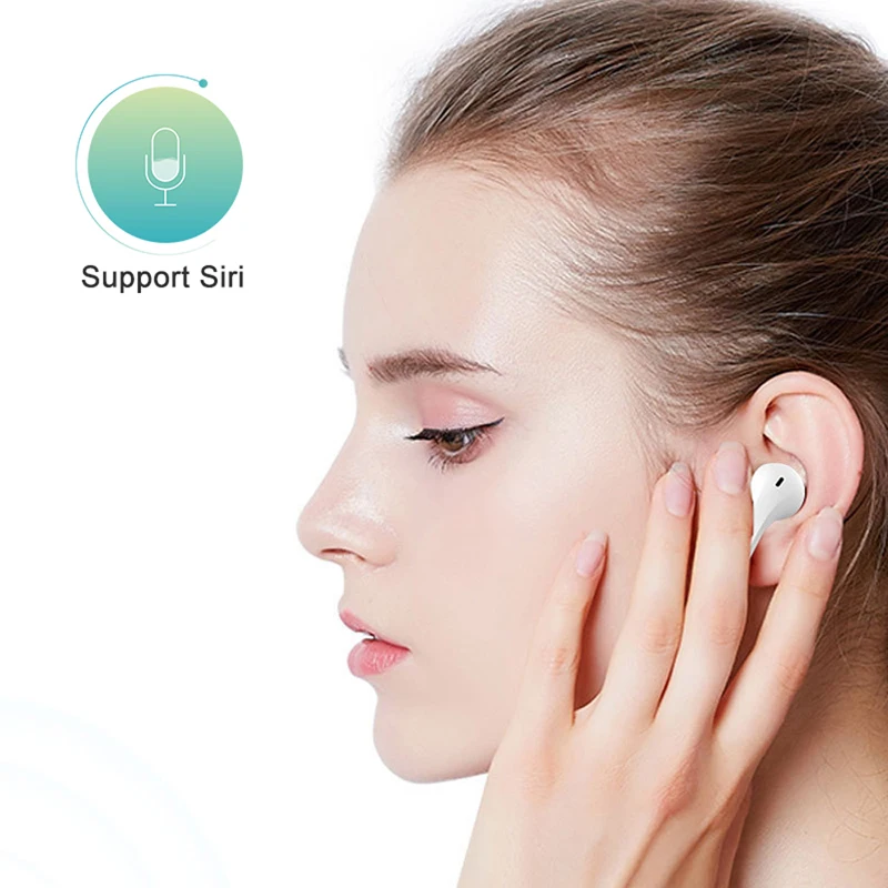 

2021 H21T Bluetooth 5.1 Earphone True TWS Wireless Earphone In-Ear Sport Running Headset Touch Earphone With Mic Charging Case