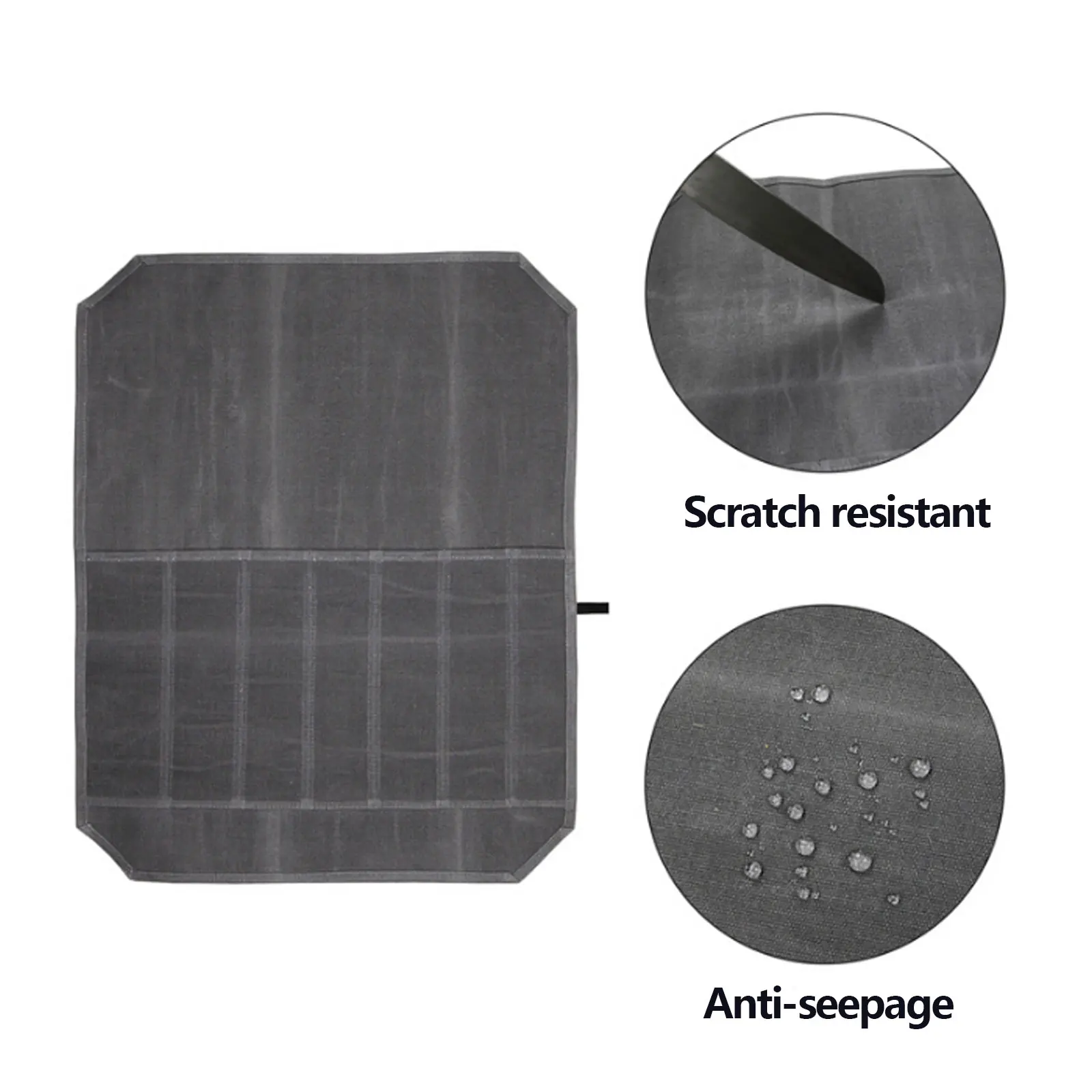 Холщовые сумки для шеф повара с 7 отделениями прочные карманы хранения