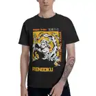 Нет Kimetsu Yaiba футболки для мужчин Графический хлопковые футболки, футболка с короткими рукавами с рисунком Демон Истребительница Kyojuro Rengoku футболка Подарочная одежда