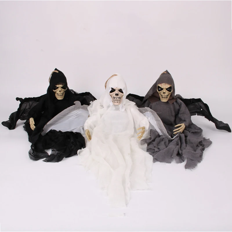 Череп Хэллоуин подвесной Призрак для дома с привидениями висячие Grim Reaper Ужасы