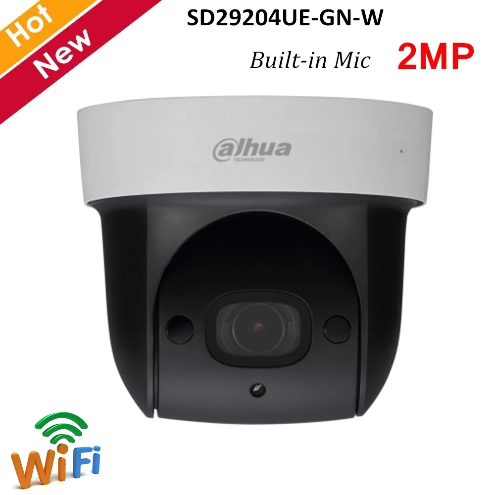 Новый Dahua Lite серия 2Mp Starlight IR Wifi PTZ камера SD29204UE GN W мощный 4x оптический зум Поддержка