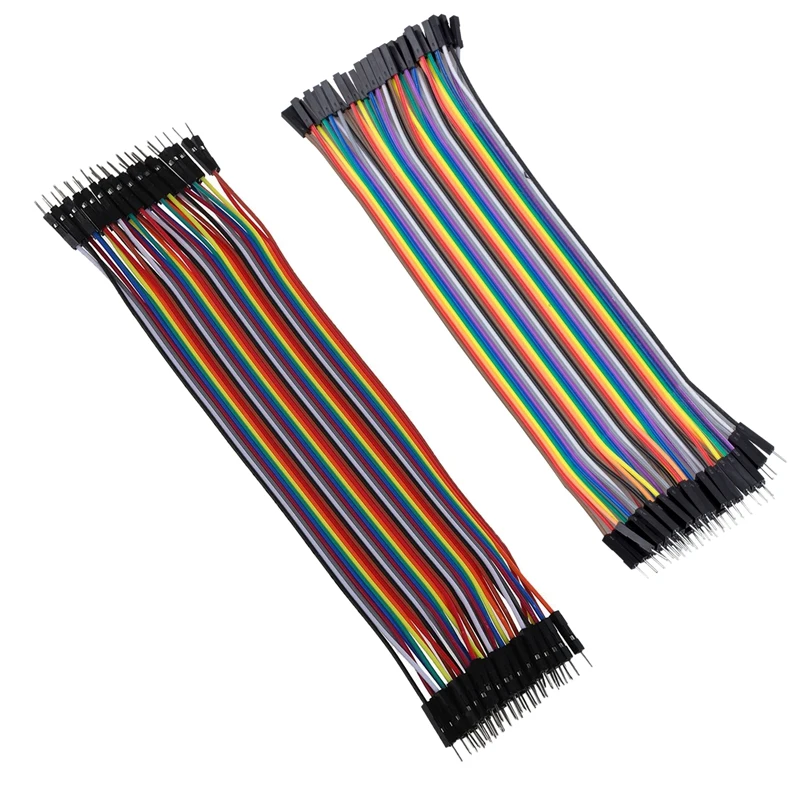 

Набор из 80 шт.: Джампер с одним штырьком «штырь-гнездо», 20 см в длину + 40 шт. Джамперов 20 см 2,54 мм «штырь-штырь», кабель с перемычкой