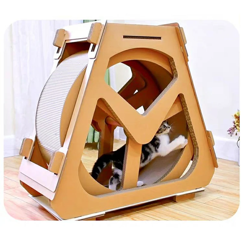 

Waterwheel Paper Cat Scratching Board Ferris Wheel Cat Scratcher Fashion Pet Products