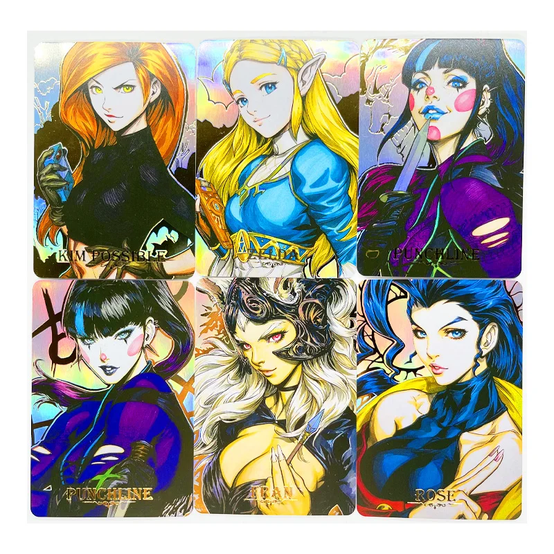 54 unids/set ACG Anime diosa N &deg; 3, juguetes, pasatiempos, coleccionables, juego de colecci&oacute;n de tarjetas-5