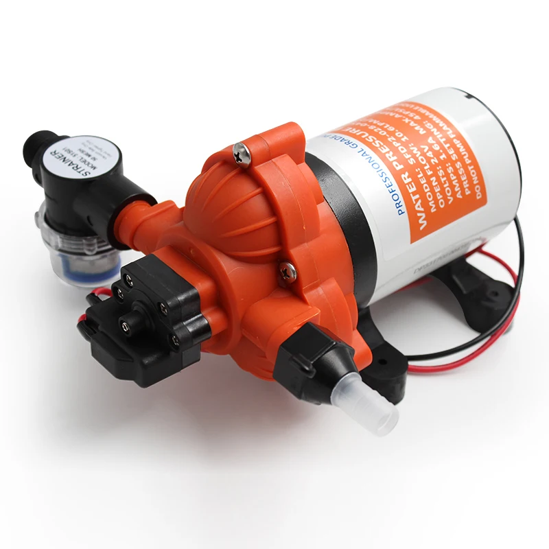 Электрический водяной насос постоянного тока 12V 24V самовсасывающий высокое Давление микро мембранный Водяной насос автоматический выключатель 10.6L/мин 45PSI