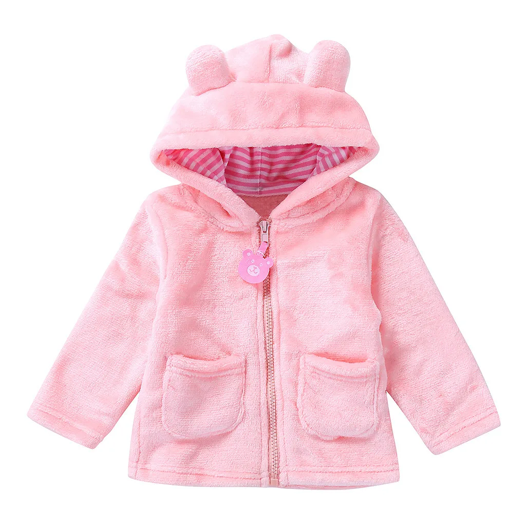 Newborn Baby Boys Girls Winter Overalls For Children Cartoon Long Sleeve Warm Hooded Coat Clothes Snowsuit | Детская одежда и